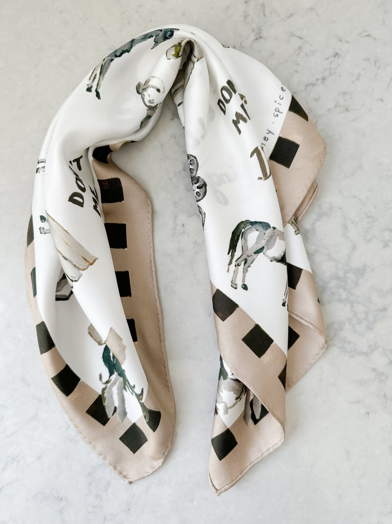 The Darling Square Silk Scarf