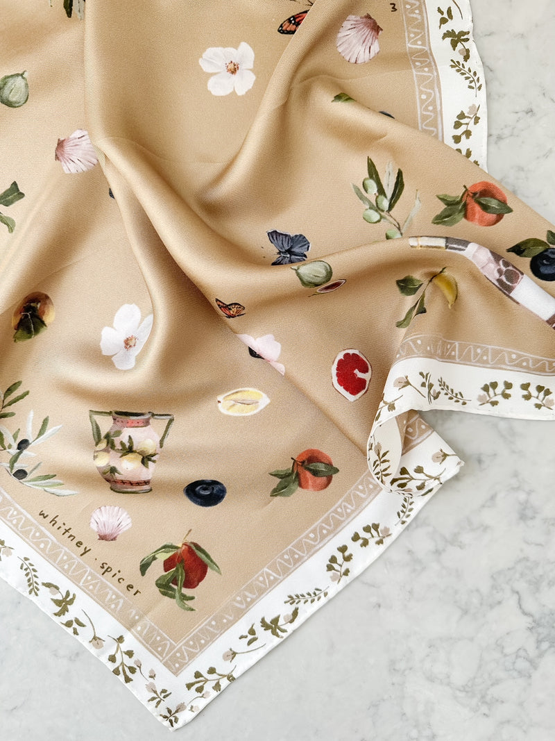 Dolce Square Silk Scarf