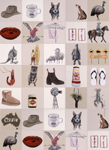 Ozzie - Linen Tea Towel