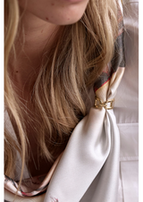 Gold Look Scarf Ring