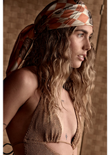 'Dark Cardium' Large Silk Scarf
