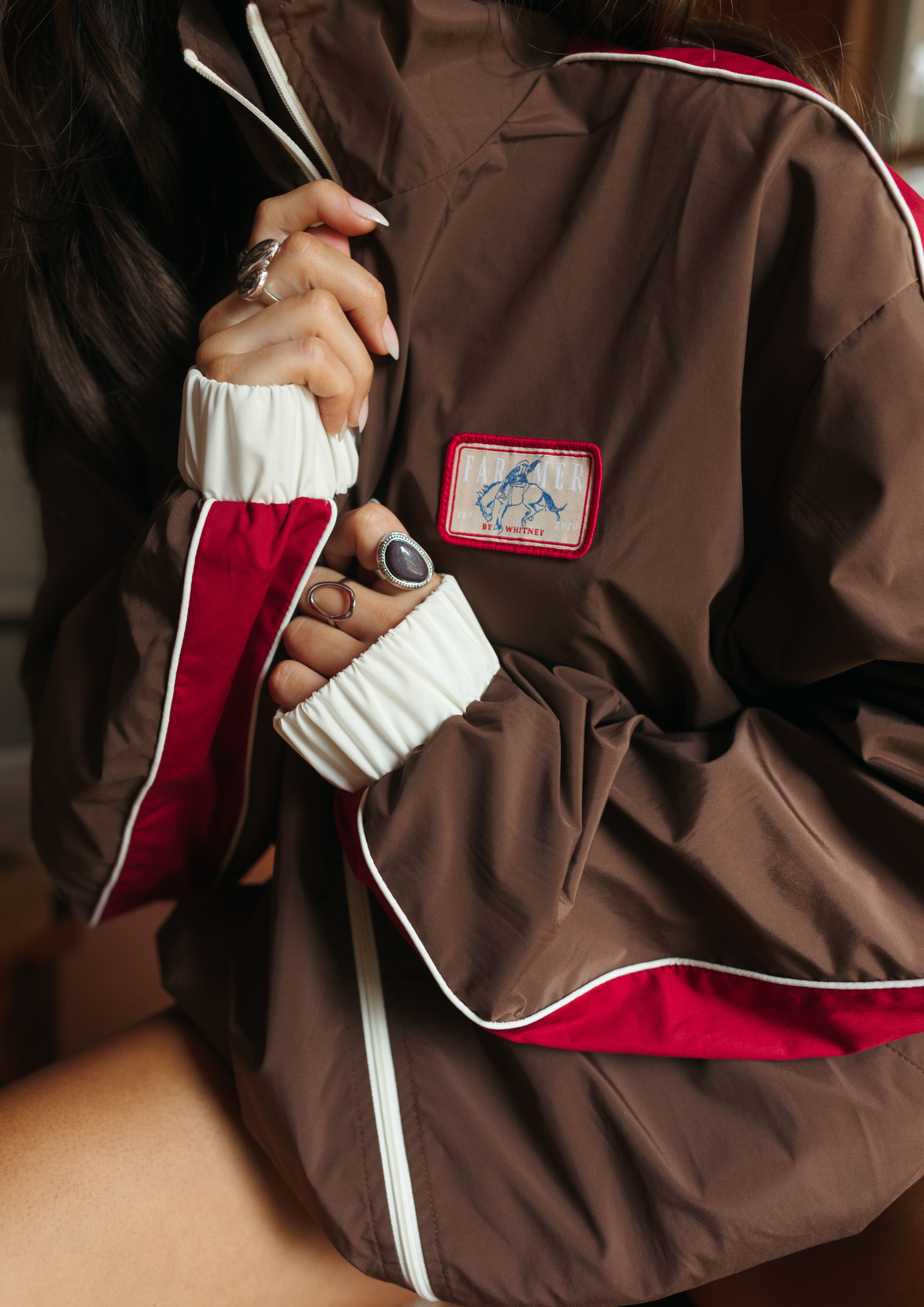 Bronc Patch Windbreaker – By Whitney