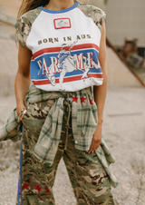 Camo Raglan Tank