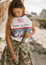 Camo Raglan Tank