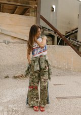 Camo Jersey Track Pants