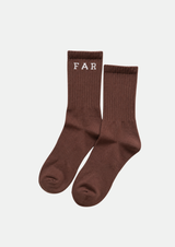 Chocolate FAR MER. Boot Socks