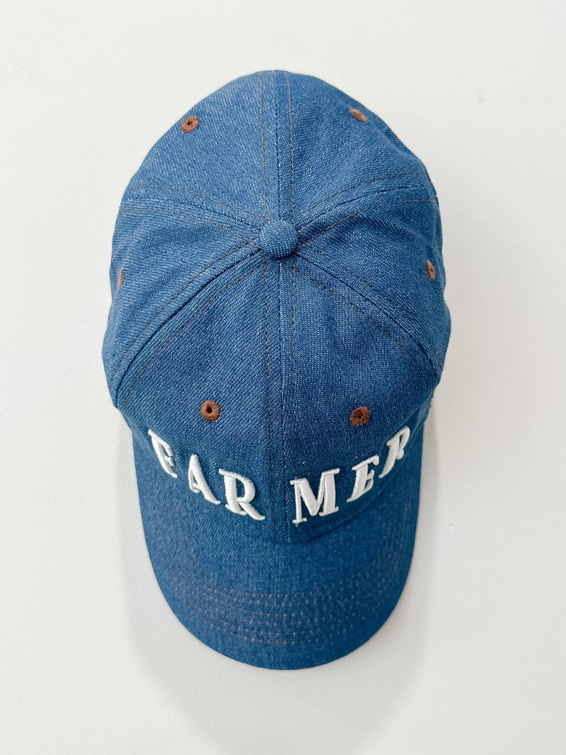 Denim Staple Cap