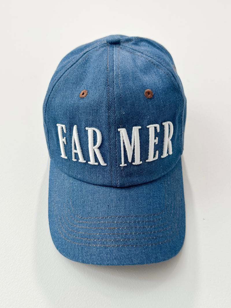 Denim Staple Cap