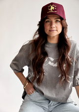 FAR MER Branded Cap - Maroon