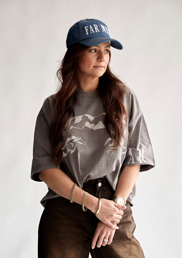 Denim Staple Cap