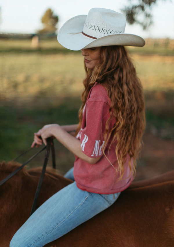 COMING SOON - Stampede Tee Maroon