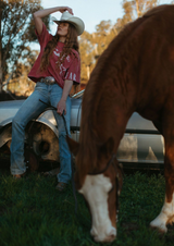 COMING SOON - Stampede Tee Maroon