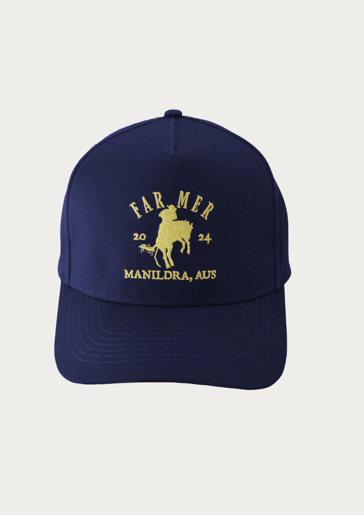 FAR MER Branded Cap - Navy – By Whitney