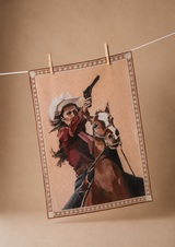 Got A Gun - Linen Tea Towel