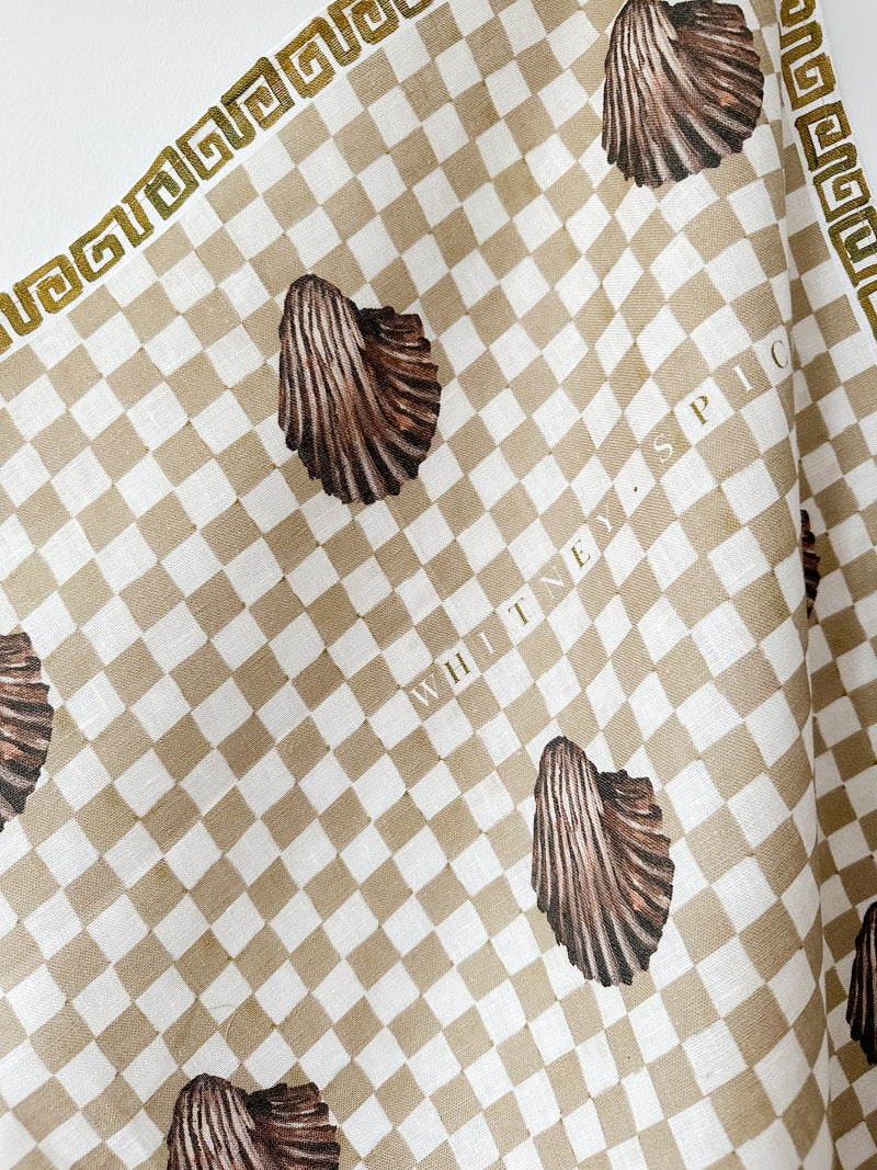 Hazel Shell Tea Towel