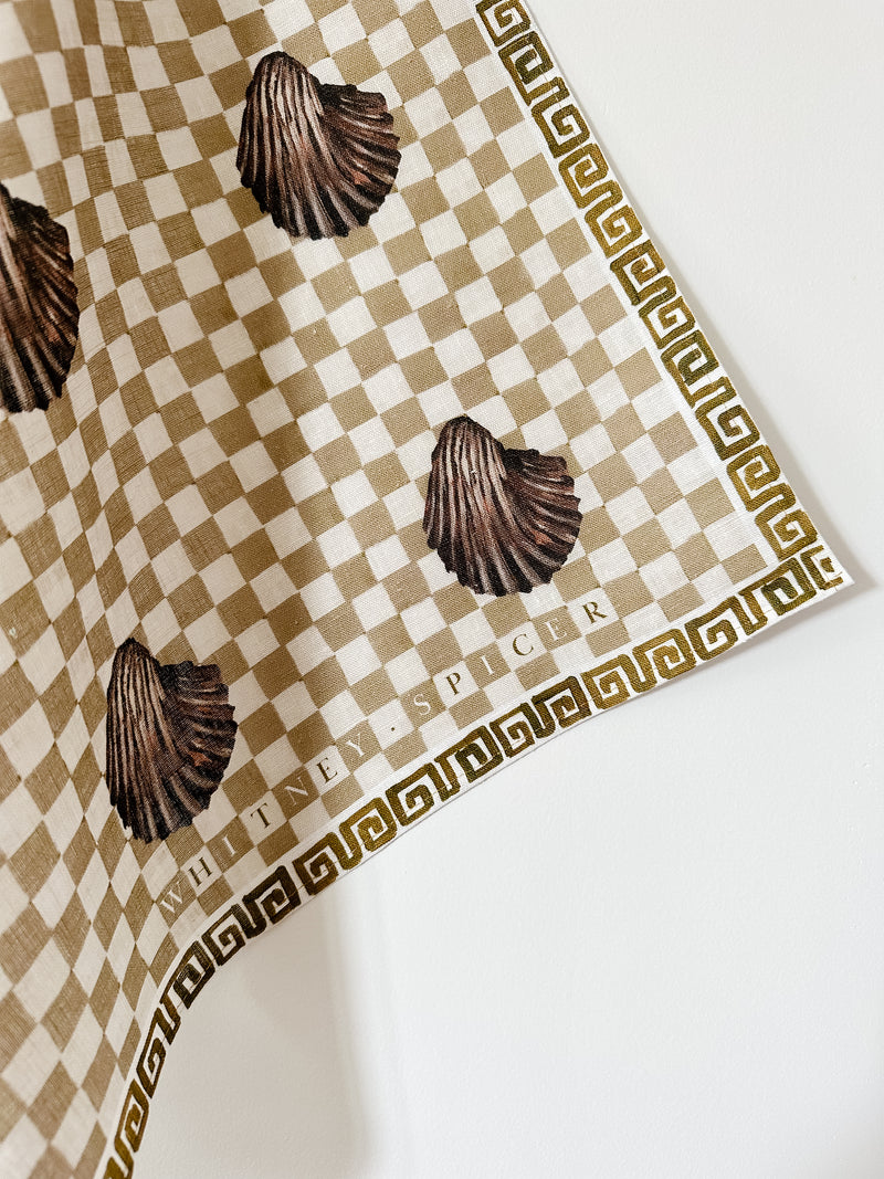 Hazel Shell Tea Towel