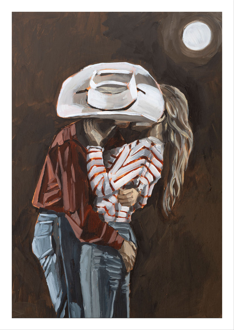 'Hold me Cowboy' Print