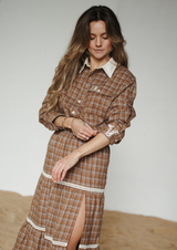Homestead Check Boyfriend Button Up