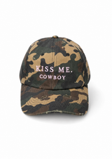 Kiss Me Cowboy Camo Cap