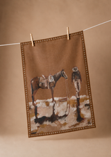 Lone Ranger 2.0 - Linen Tea Towel