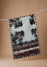 Open Spaces - Linen Tea Towel