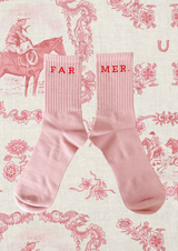 Pink FAR MER. Boot Socks