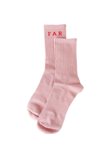 Pink FAR MER. Boot Socks