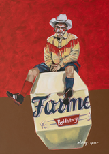 Rodeo Clown - Mini Print