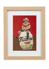 Rodeo Clown - Mini Print