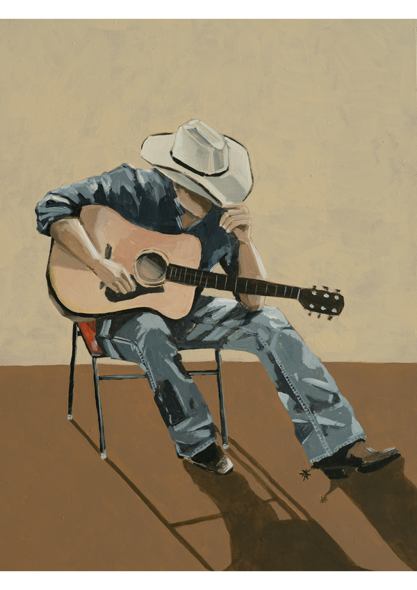 'Six Strings at Sundown' Print