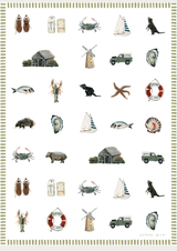 Tasmania - Linen Tea Towel