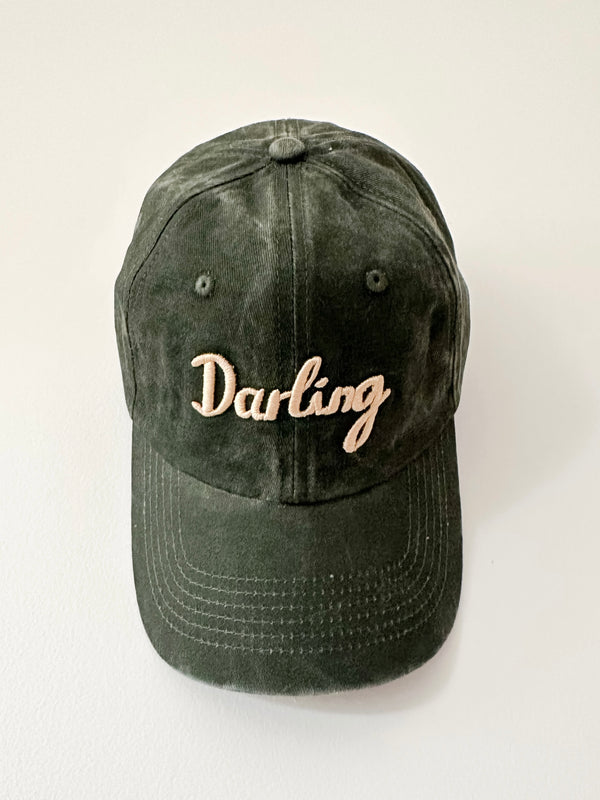 Vintage Wash Darling Cap - Army