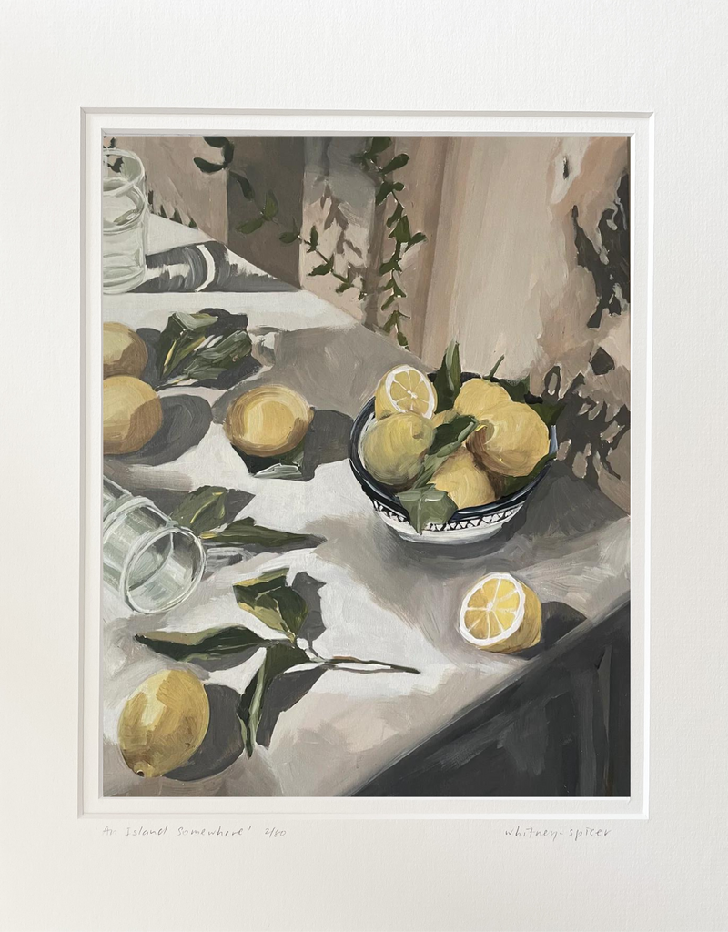 'Moody Lemons' Print