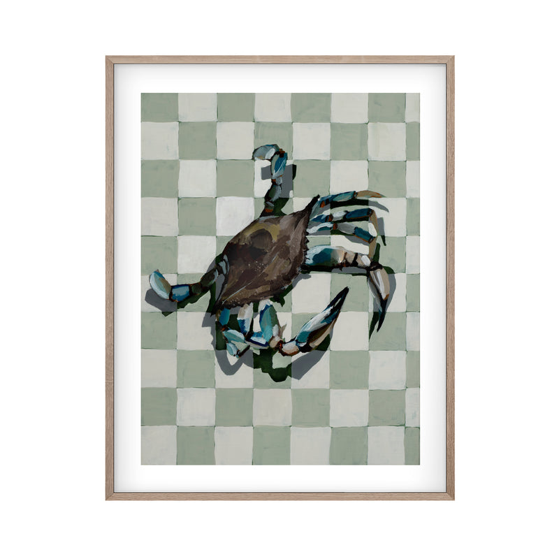 Azure Crab Print