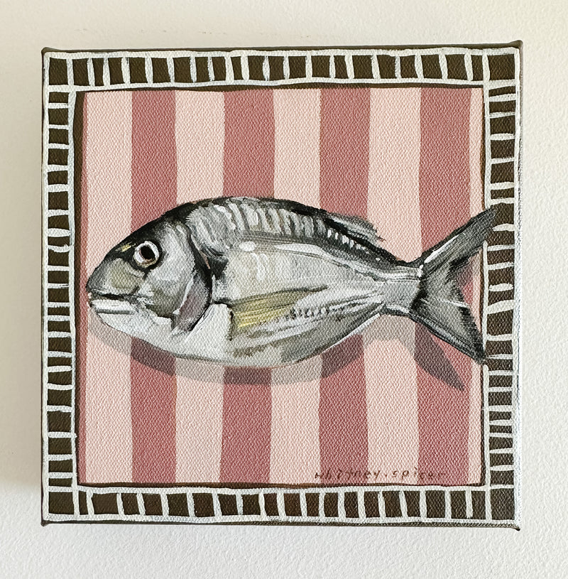 Pink Stripe Fish Original
